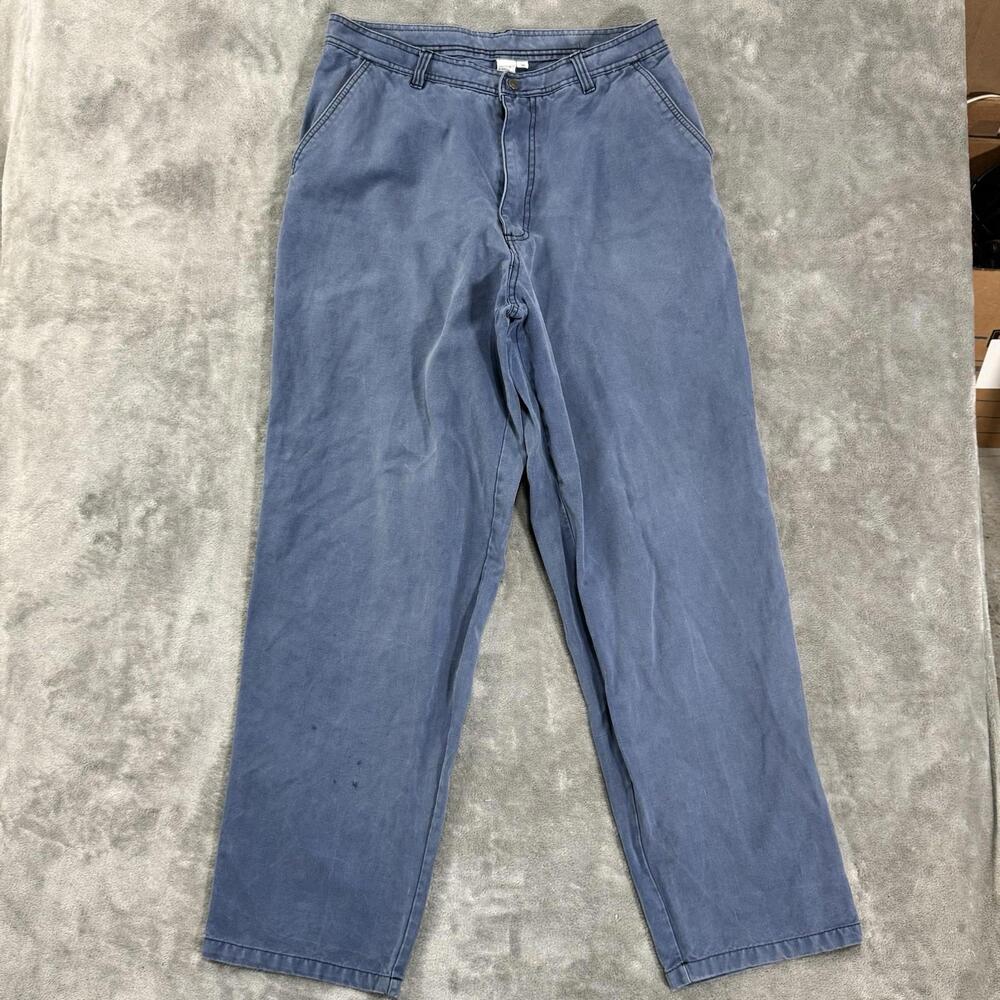 Quicksilver Baggy Pants Blue 36x32 Wide Wale Vintage 90's Skate Grunge Y2K